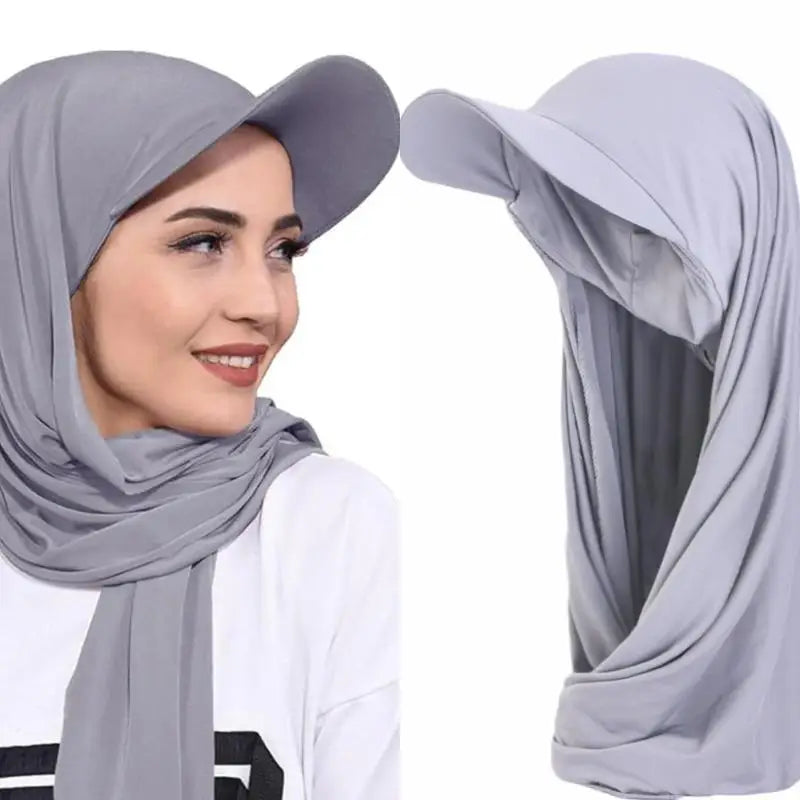 Chiffon Hijab Baseball Cap