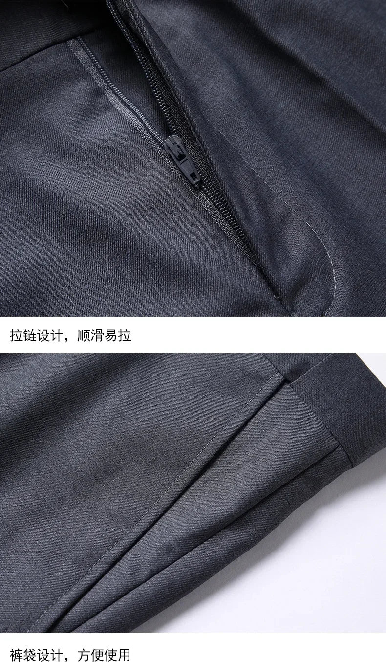 Suit (Blazer+ Vest + Pants) Men's Fashion Business Fit Wedding Professional Casual Single Breasted Gentleman Groom Dress Suit