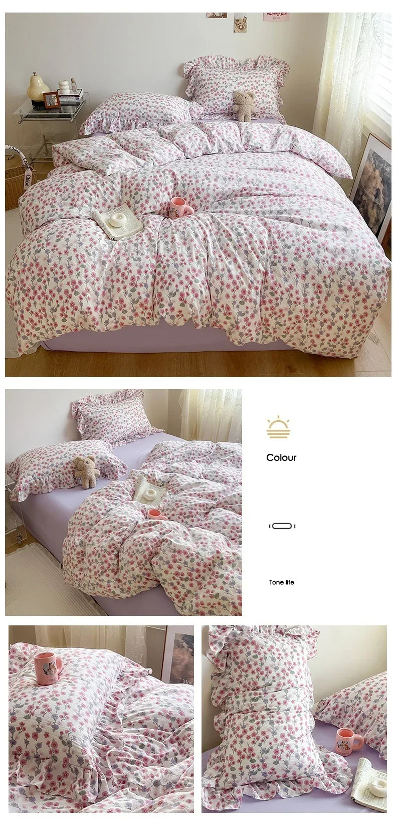Duvet Cover Double Bed edredom casal Breathable Quilt Cover for Home 150x200 Comforter Covers (No Pillowcase)