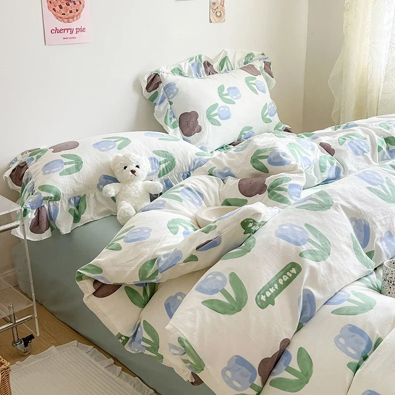 Duvet Cover Double Bed edredom casal Breathable Quilt Cover for Home 150x200 Comforter Covers (No Pillowcase)