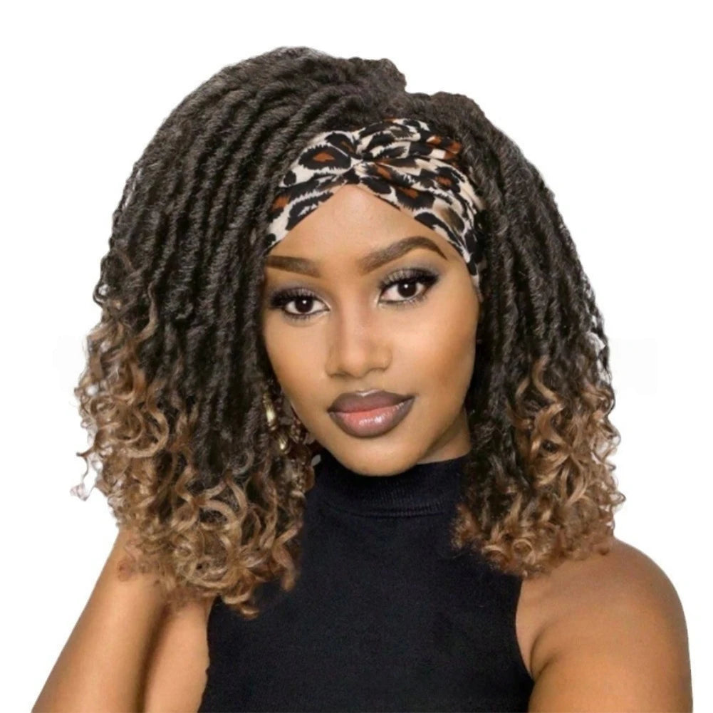 Ombre Dreadlock Headband Wig