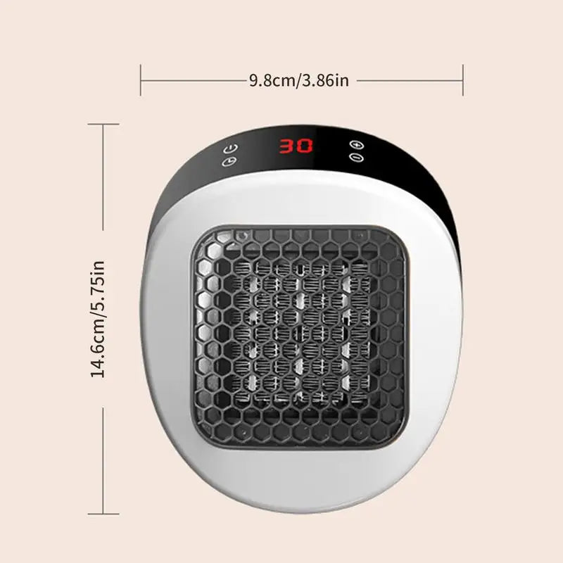 Plug In Heaters For Indoor Use Electric Indoor Wall Heater Wall Mounted Heater Remote Control Wall Outlet Space Heater For