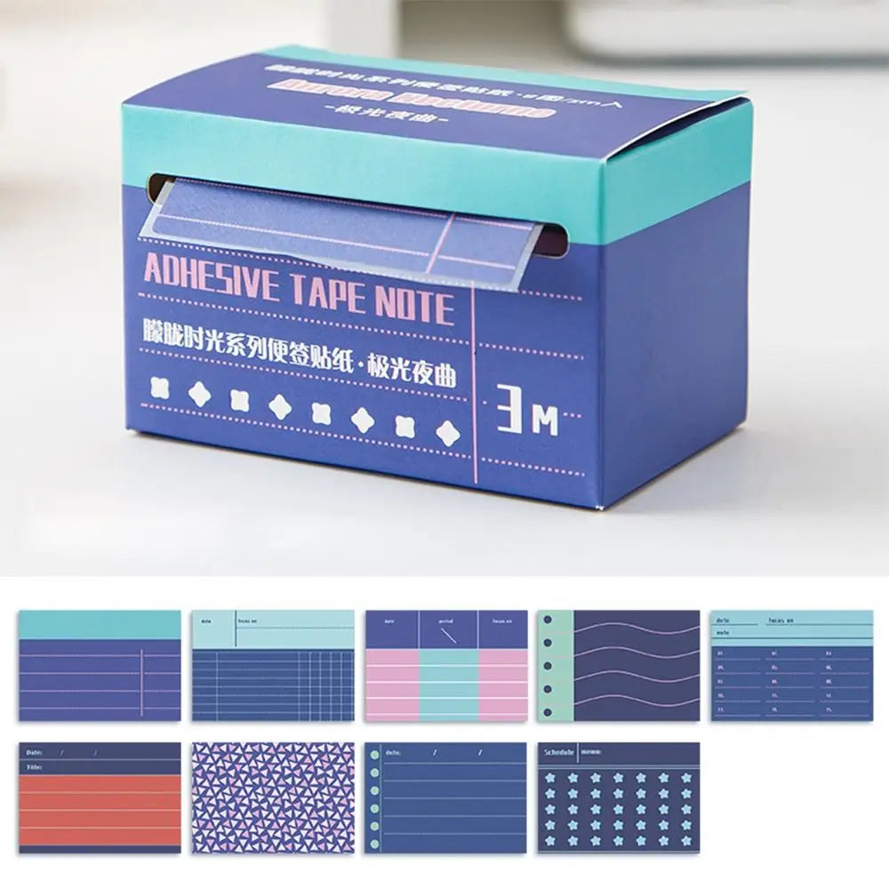 Sticky Reminder Pull-out Roll Label Sticker Reading Notes Journal Agenda Adhesive Tape Notes To Do List Keypoints Marker