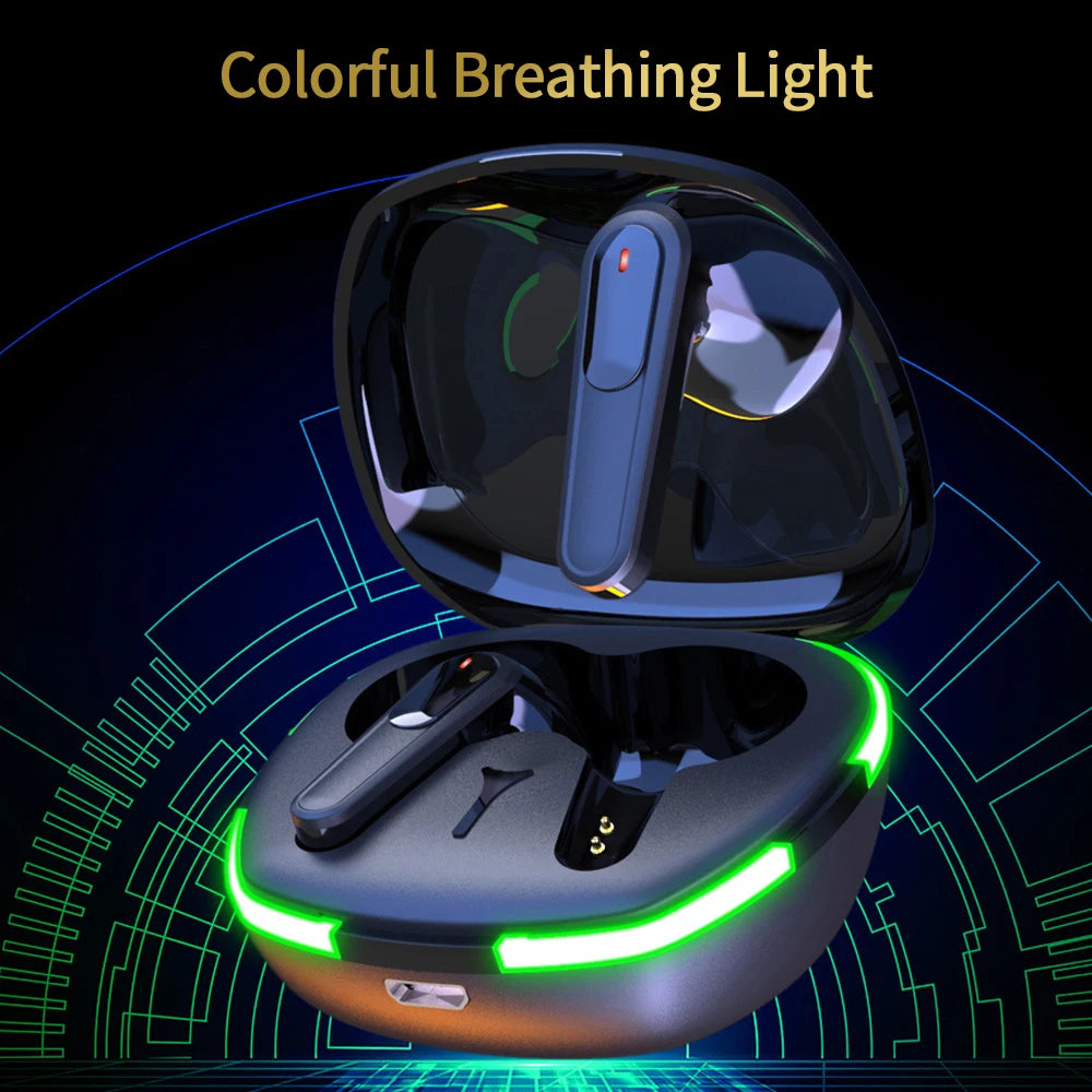 TWS Pro60 Fone Bluetooth 5.0 Earphones Wireless Headphones HiFi Stero Headsets Noise Reduction Sports Earbuds with Mic for Phone