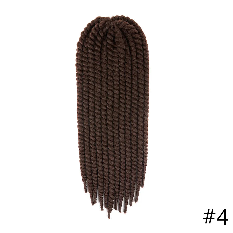 Senegalese Twist Hair Jumbo Twist Braids Crochet Briads 22 inch 120g Ombre Synthetic Crochet Hair Braiding Hair For Black Women
