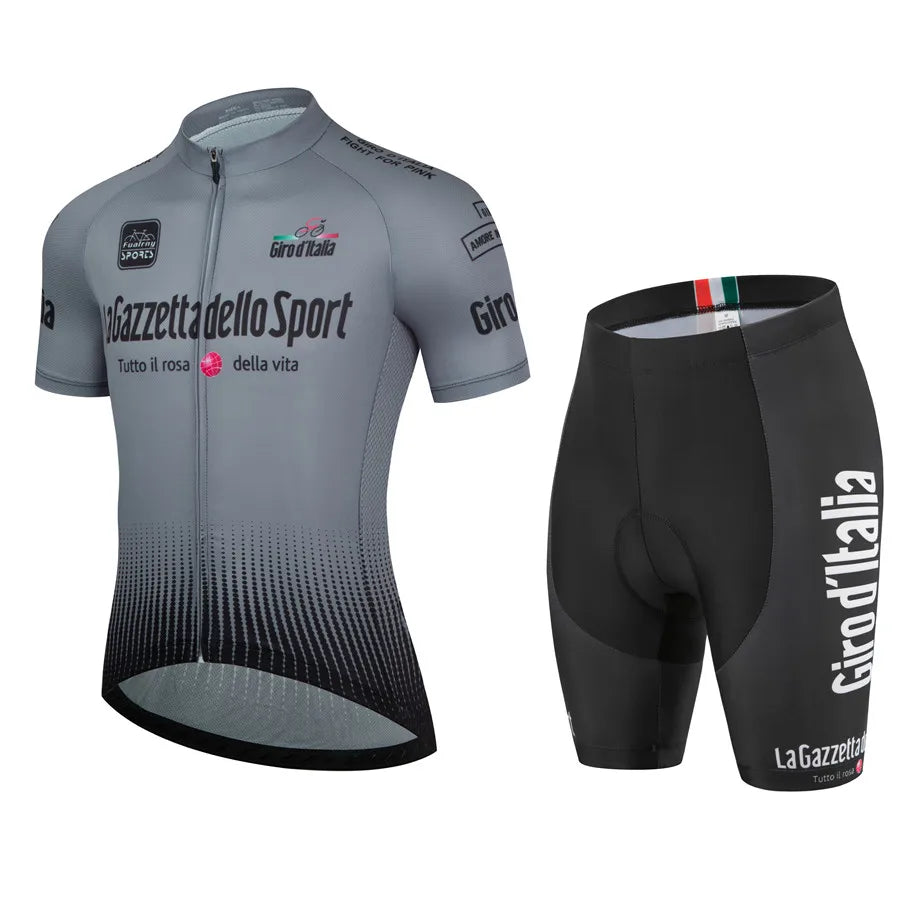 Tour Of Italy Ropa De Ciclismo Maillot Conjunto De Verano Bicicleta De Carretera De Manga Corta Ropa De Ciclismo Hombre Conjunto De Maillot Mtb Ropa Deportiva