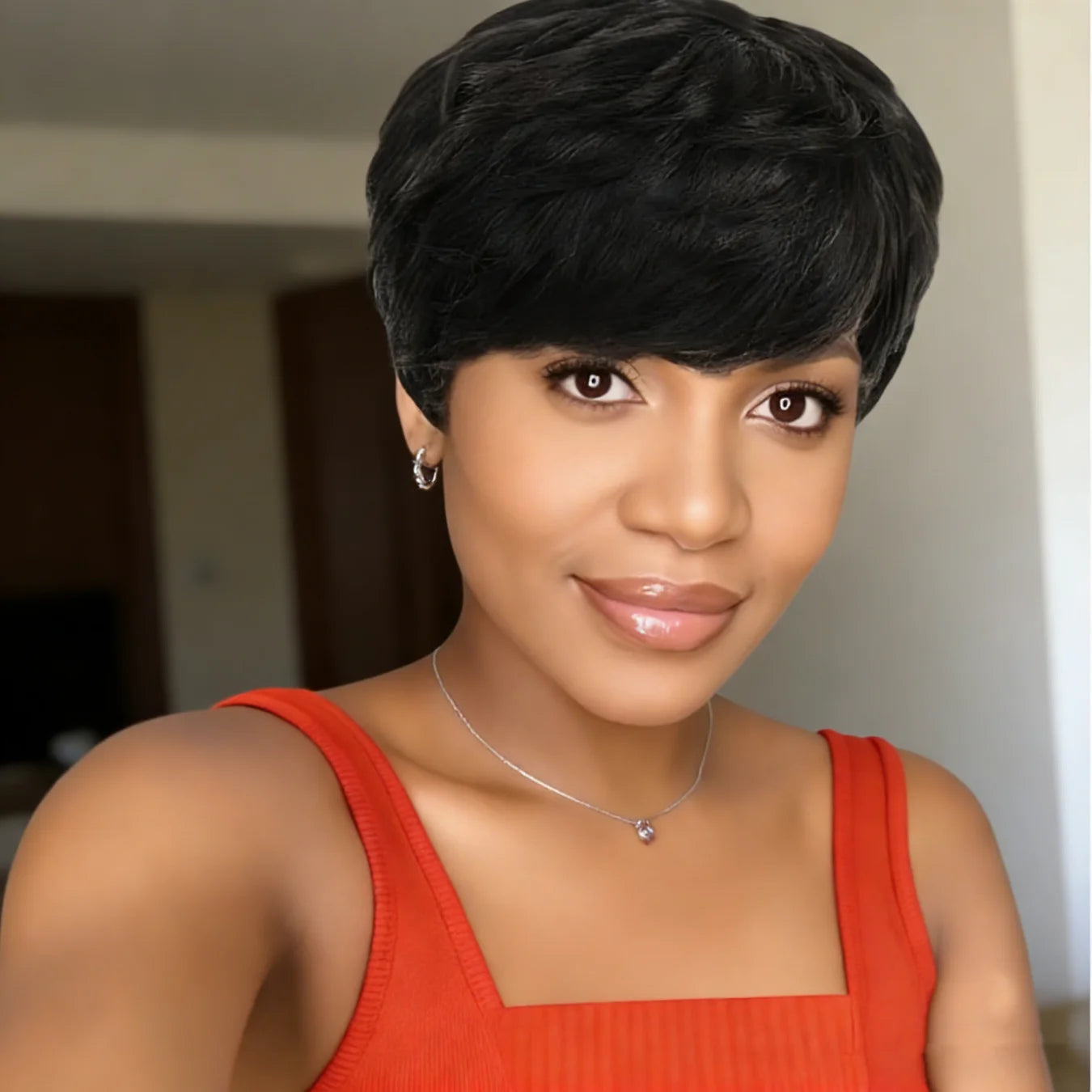 Afro Kinky Pixie Wig