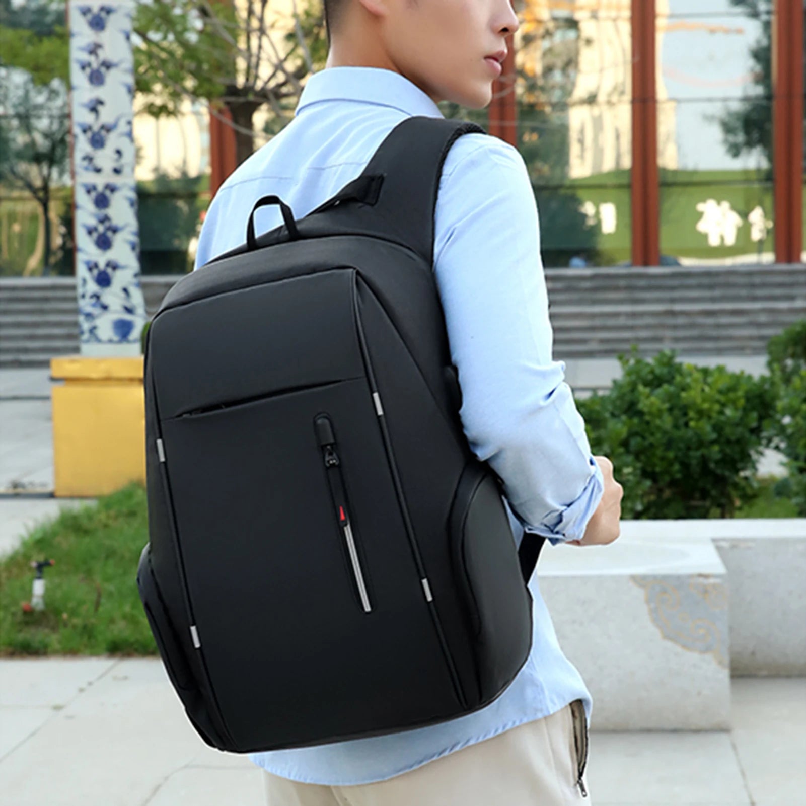 Laptop Backpack For 17 Inch Laptop Bag With USB Port Fashion Waterproof Backpacks One Bag for All Outings, for Men & Women