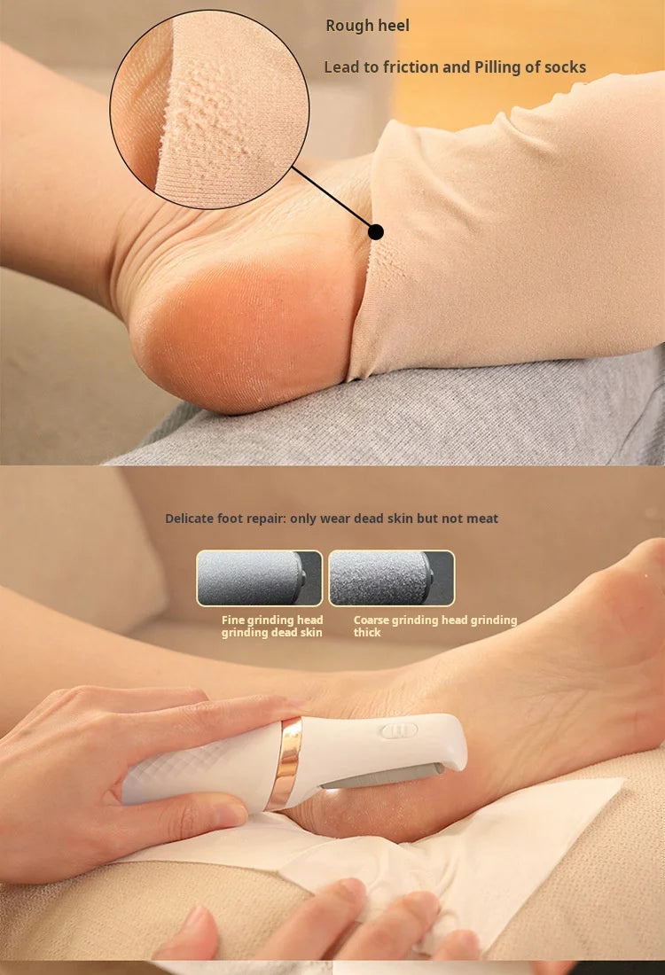 Pedicura Exfoliante Callos Máquina de Pedicura de Pies Eléctrica Automática Doméstica Kit Exfoliante