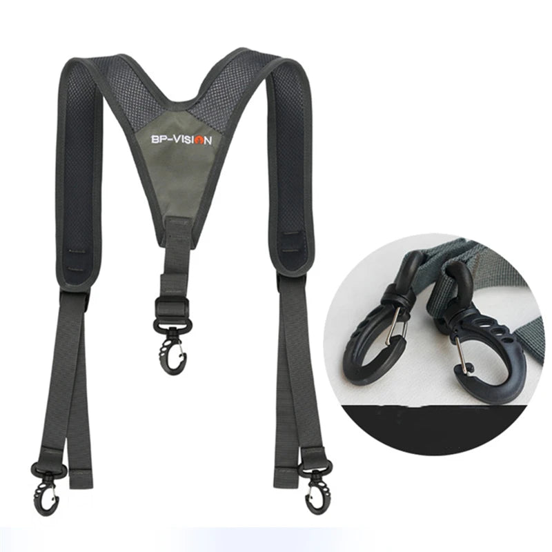 Hiking Strap Ergonomics Back Bear Polyamide Breathable Straps for Running Adjustable Buckle Outdoor Camping Accessories