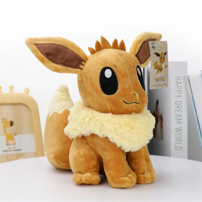 Oringinal Plush Toys Eevee Evolution Sylveon Umbreon Espeon Sylveon Glaceon Jolteon Stuffed Animals Peluche Dolls Gifts