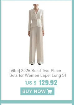 Elegant Women's Trouser Suits Long Sleeve O-Neck Top With Belt Solid Wide Leg Pants Female Suit 2025 Spring 2 Pieces Set Women