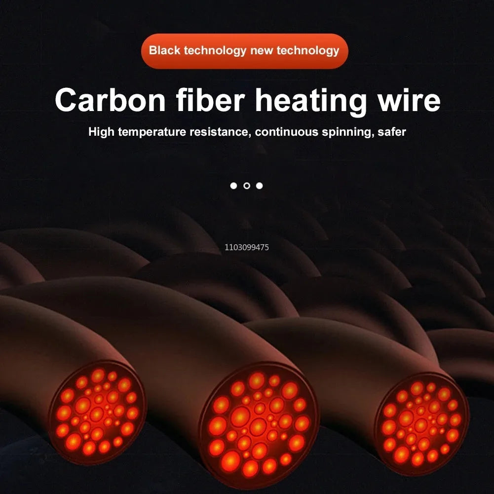 Vintertermiske turbukser Varmeundertøy USB Elektrisk 8 Områder Oppvarmede Bukser Skiklær Varmeapparat Sportstermiske Varmebukser