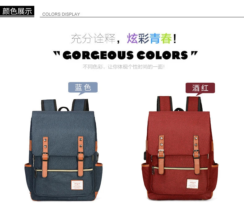 Backpack, Casual Large-Capacity Laptop Bag, Student School Bag, Multi-Functional Bag, Outdoor Travel Backpack, Unisex Bag