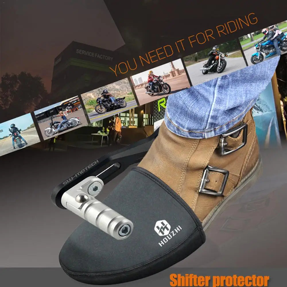 Motorcycle Shoe Protector Anti-slip Protective Gear Waterproof Cover Motorbike Shift Pad For Motorcycle Accessories