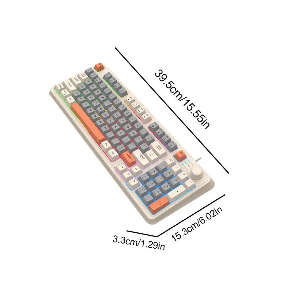 K82 spilltastatur med 94 taster