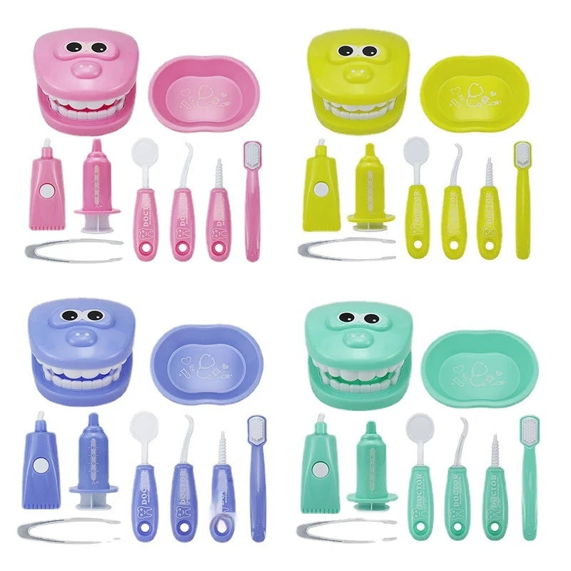 Jouets Montessori pour enfants, interaction parent-enfant pour filles et garçons, dentiste, vérification des dents, modèle de médecin, jeu de rôle, jouet d'apprentissage pour bébé et enfant