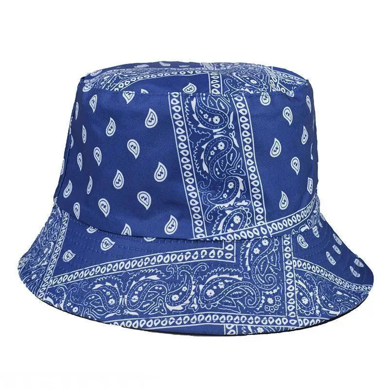 2025 Fashion Men Fisherman Hat Summer New Paisley Design Double-sided Bucket Hat Basin Women's Hat