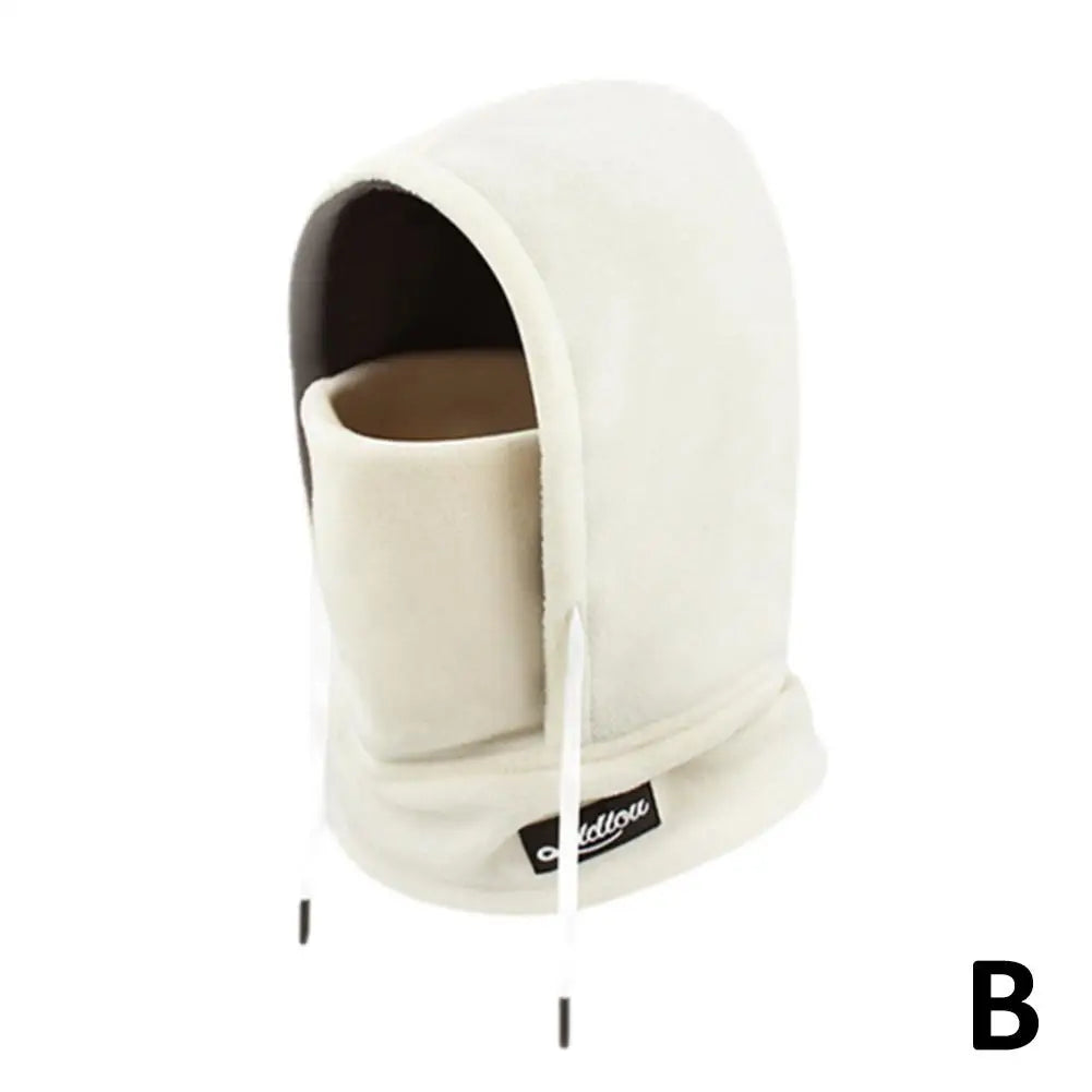Nueva Máscara de Esquí Balaclava de Lana de Cara Completa para Invierno Gorro Cortavientos Cálido de Felpa para Cuello, Capucha Gruesa para Exteriores