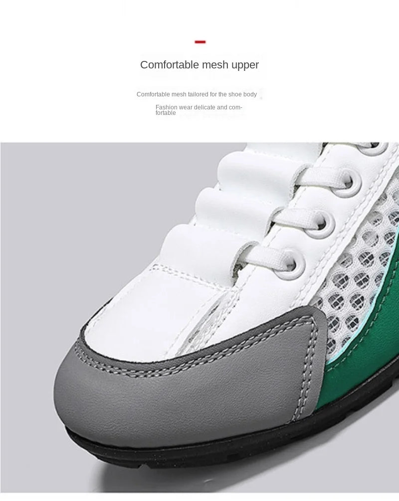 Men's Half Slippers Fashion Outdoor Casual Shoes for Men Walking Flats Soft Sole Support Slipper Mesh Breathable Slip-On Loafers