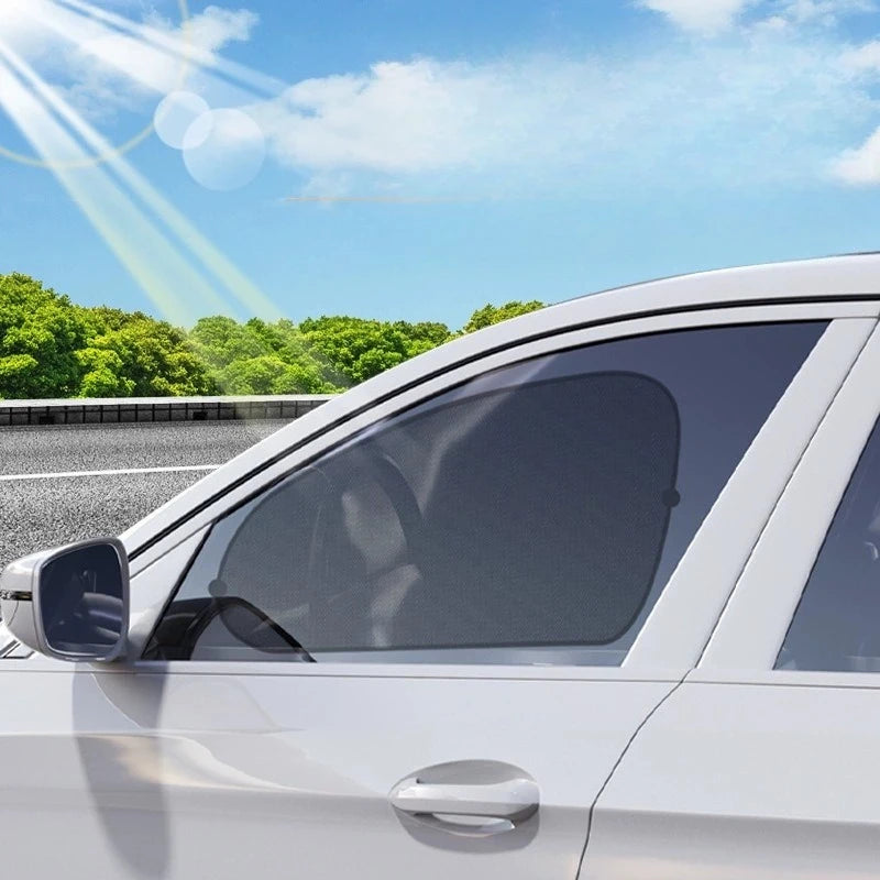 Lot de 1 à 5 pare-soleil pour vitres latérales de voiture, pare-soleil pour vitres avant et arrière, protection UV d'été à ventouse