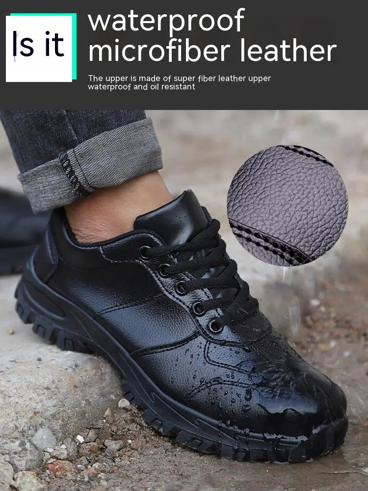 Safety Shoes Men Work Shoes Lightweight Steel Toe Sneakers Free Shipping Industrial Protection for the Feet Waterproof Boots