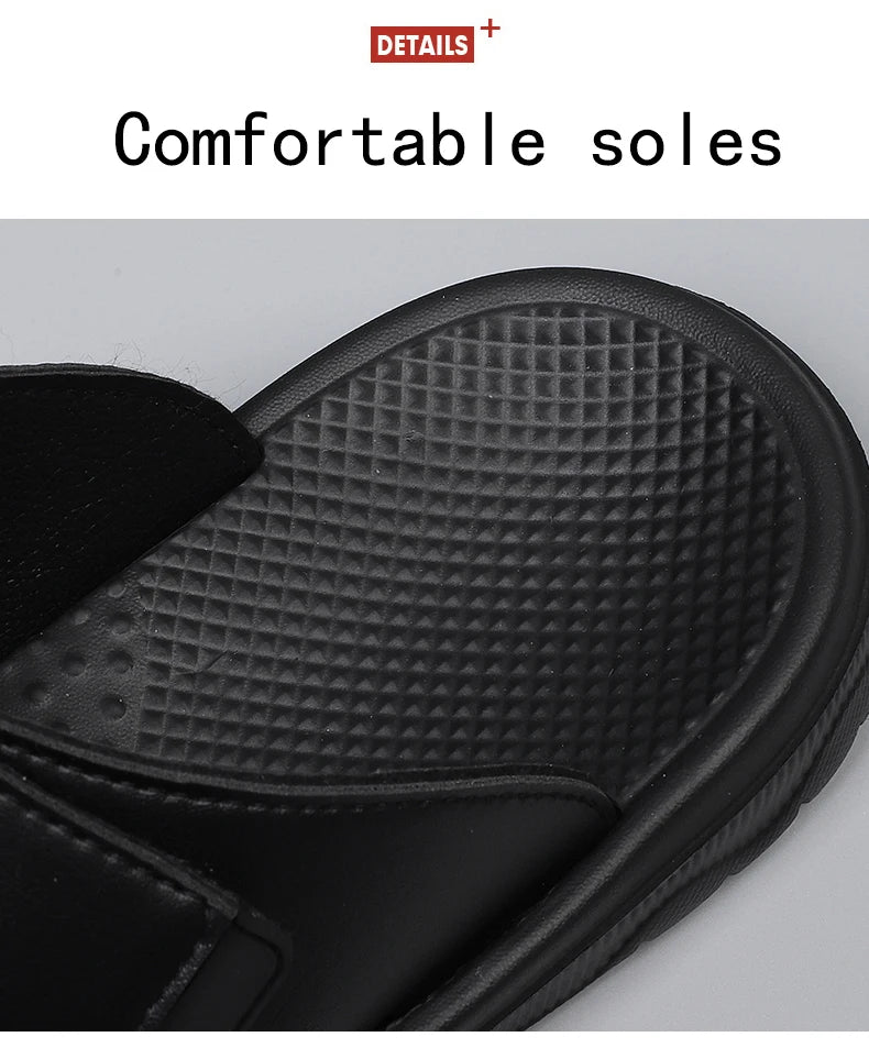 Men's Slippers Autumn New Leisure Beach Holiday Outdoor Male Retro Comfortable Slipper for Men Casual Rubber Designer Shoes