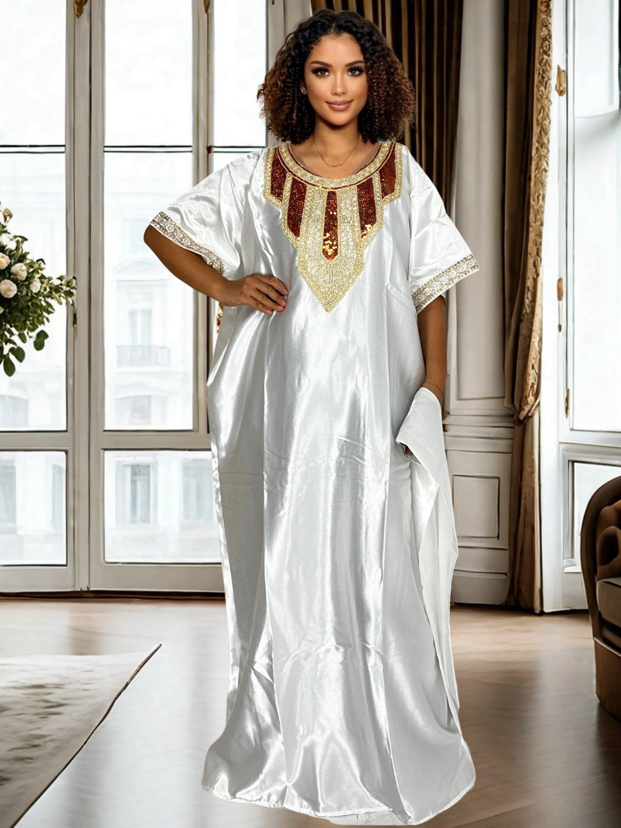 Moda Femenina Abaya Caftán