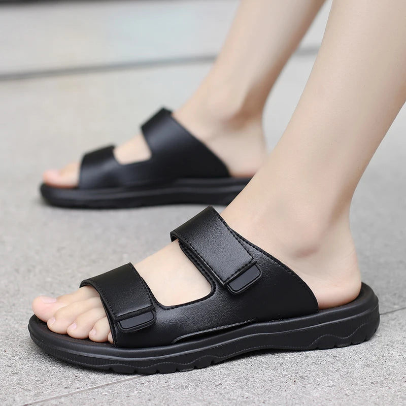 Men's Slippers Autumn New Leisure Beach Holiday Outdoor Male Retro Comfortable Slipper for Men Casual Rubber Designer Shoes