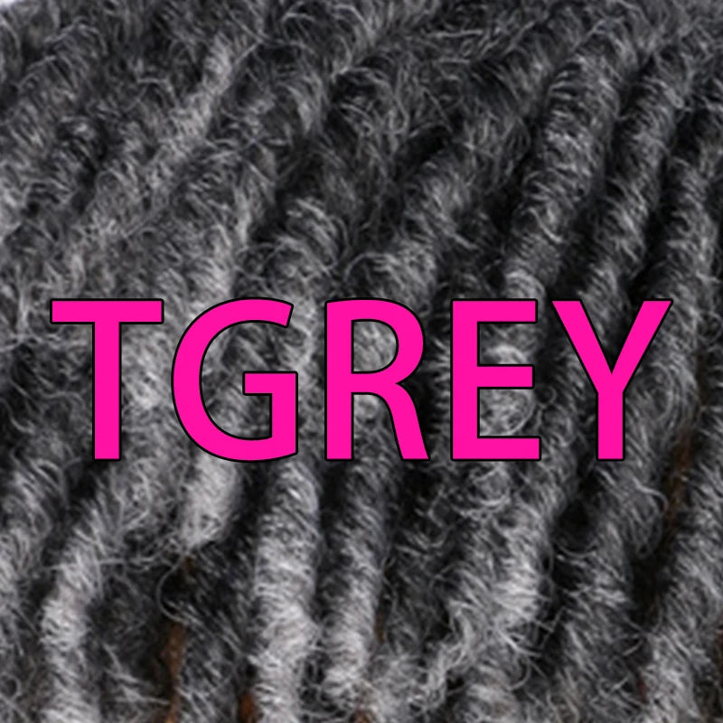 Silike Topper Synthétique Perruque Dreadlocks Faite à la Main, Toupée 27-613 Ombrée, Perruque Courte et Douce pour Hommes et Femmes