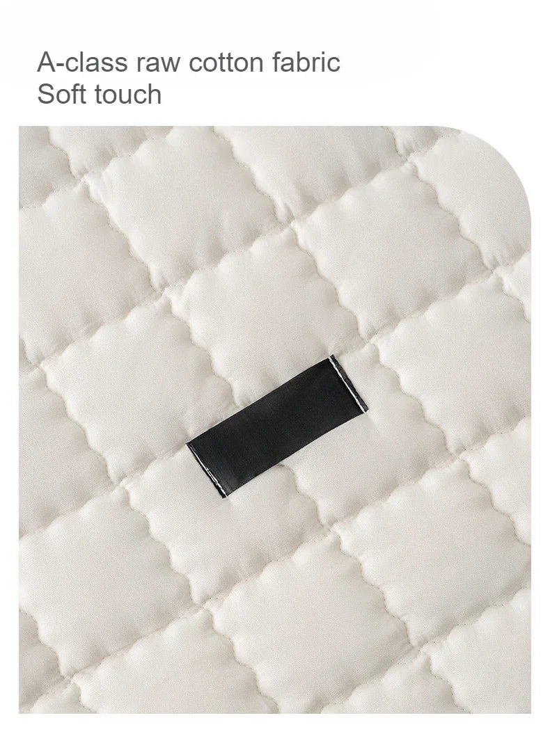 Waterproof  Mattress Pad Bedding Quilted Mattress Topper with Elastic Band Soft Protector Bed Cover Bed Spread Bettlaken 200x220