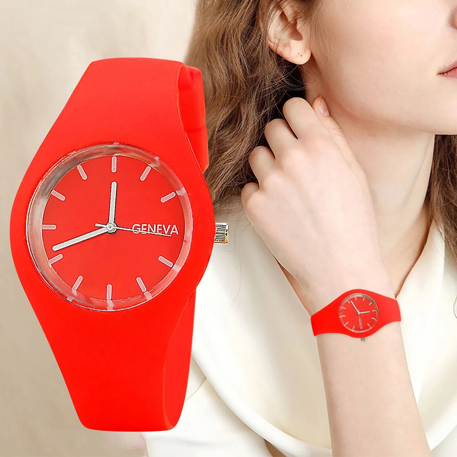 Womens Watches Ladies Fashion Watch New Simple Silicone Watch Casual Women Analog Wristwatch Bracelet Gift Reloj
