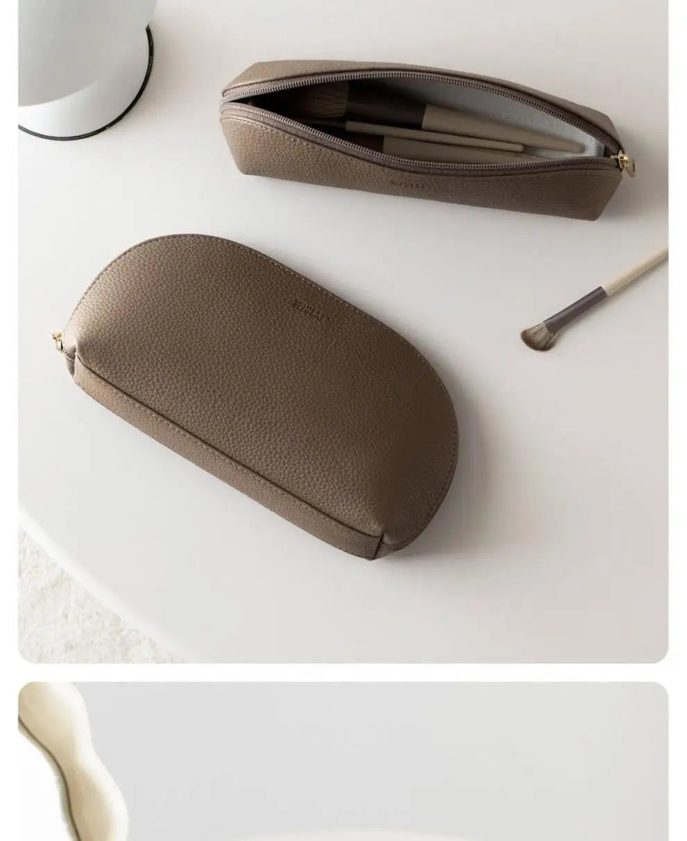 Portable makeup brush pencil bag storage bag travel makeup bag women's portable liner bag new high-end makeup bag