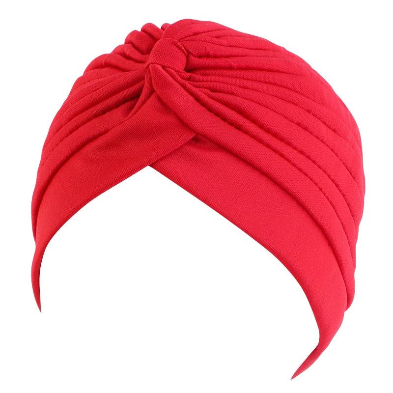 Knotted Ruffle Turban