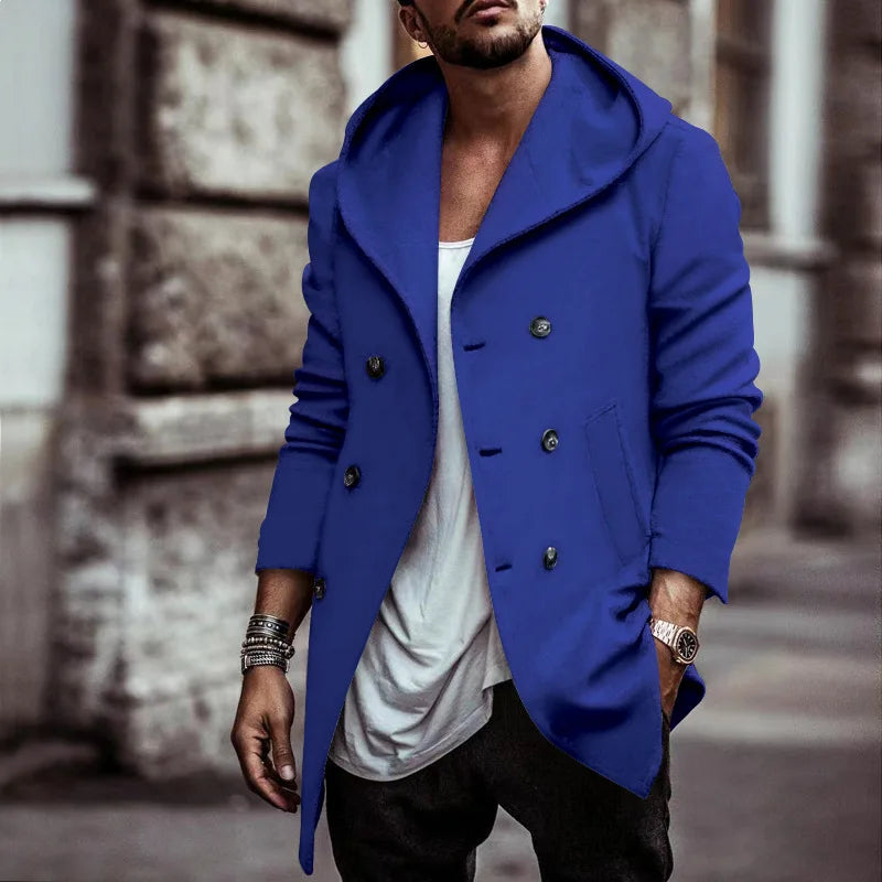 Men Fashion Jacket Male Spring Autumn Windbreaker Bomber Jacket Coats  Hooded Sweatshirt Outwear Jackets Mens Casual Tops