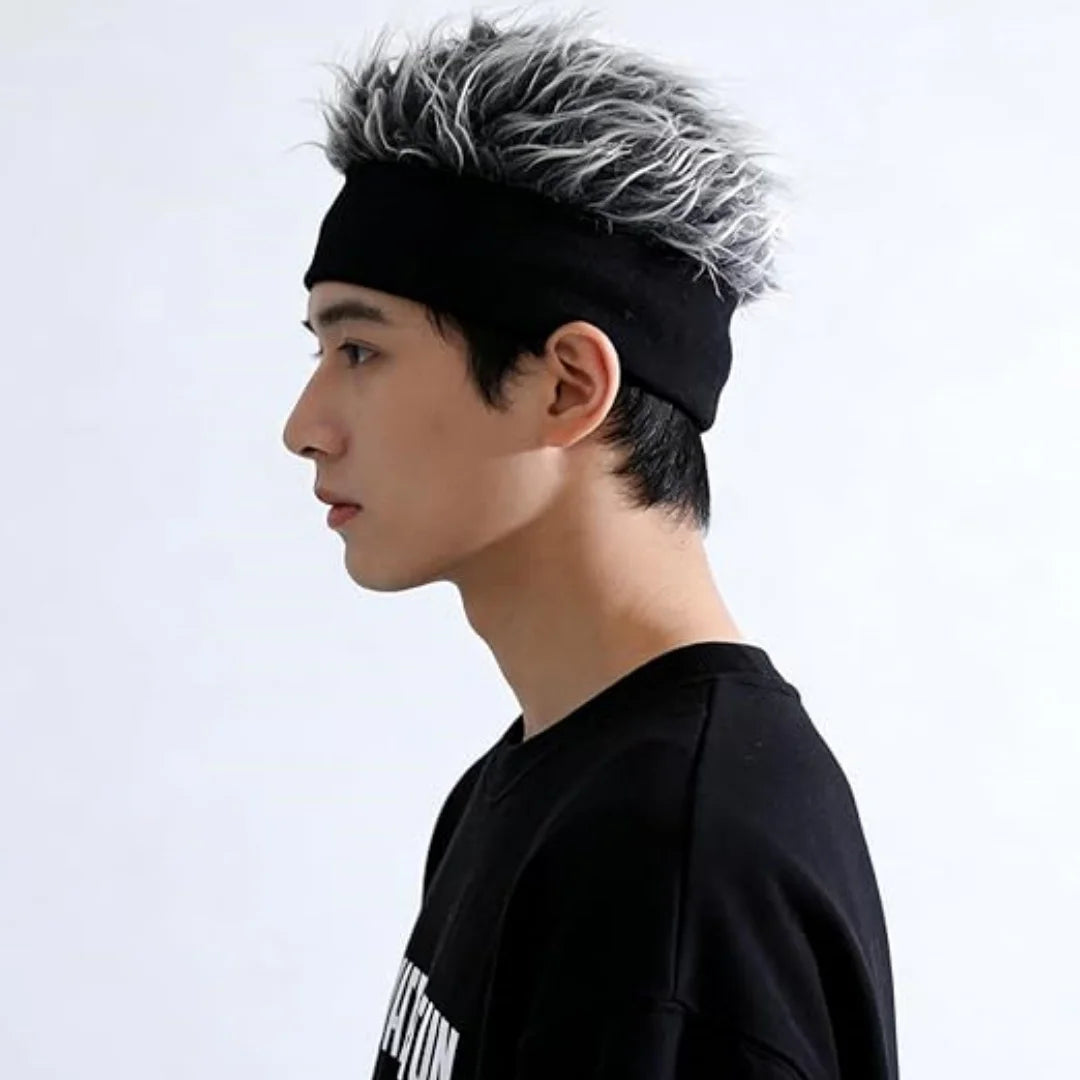 Spiked Hair Beanie Cap