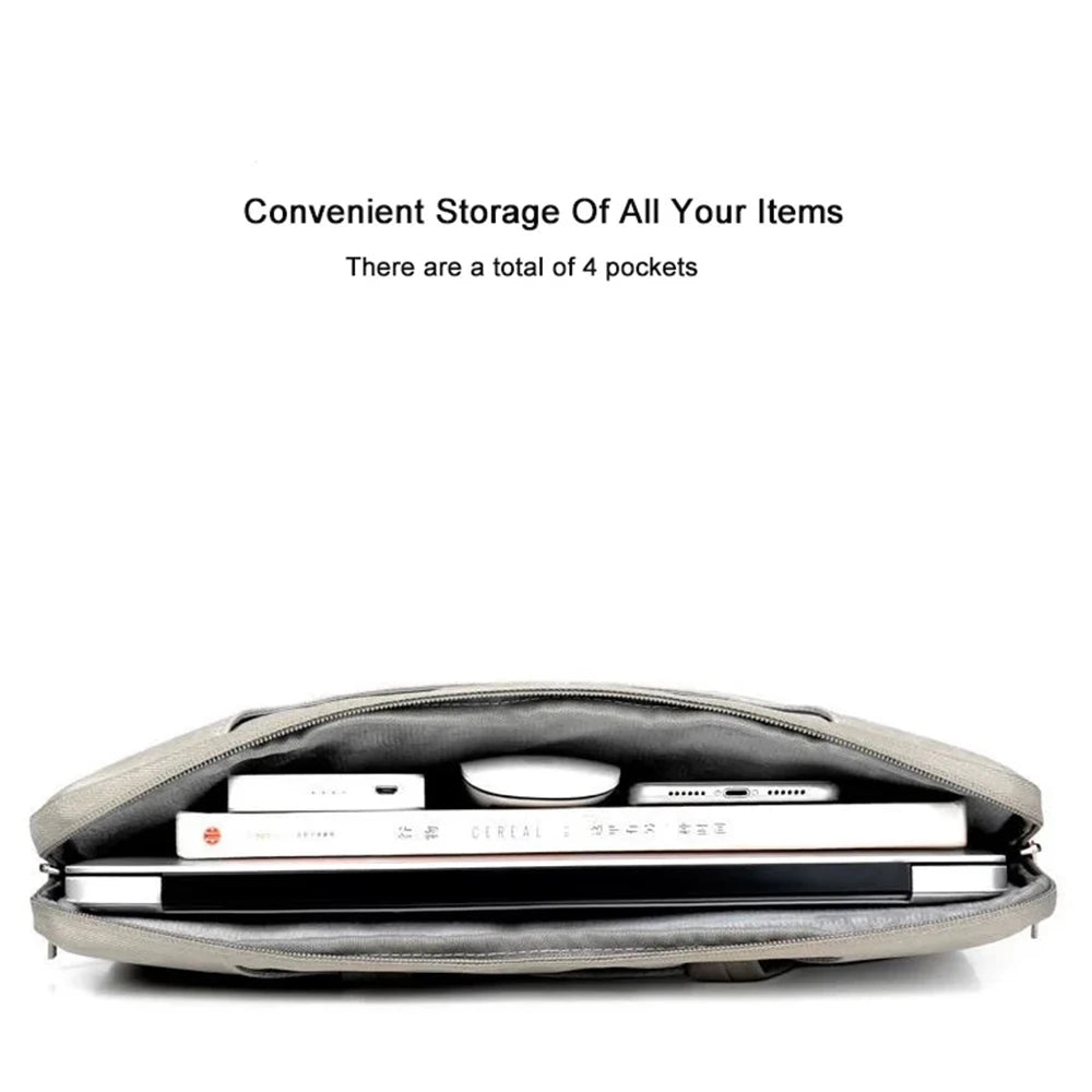 Laptop Bag 15.6 Inch, Waterproof Laptop Sleeve Case Business Briefcase, 15.6 Inch Laptop Carrier,Shoulder Bag for Men and Women