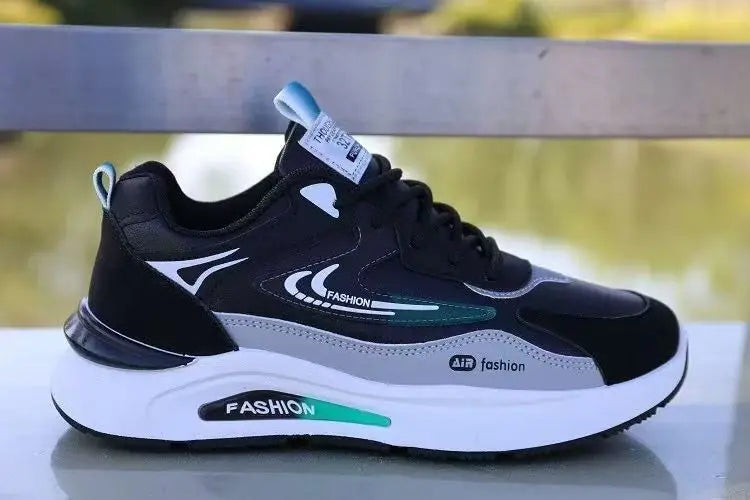 Shoes for Men Lightweight Pu Leather Casual Shoes New Men's Sneakers Fashion Men Tennis Shoes Breathable Sport Running Shoe