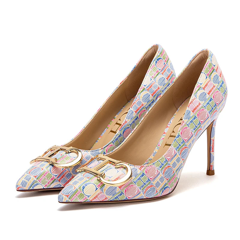 women's shoes high heels Luxury brand business casual single shoes fine high heel pointed head