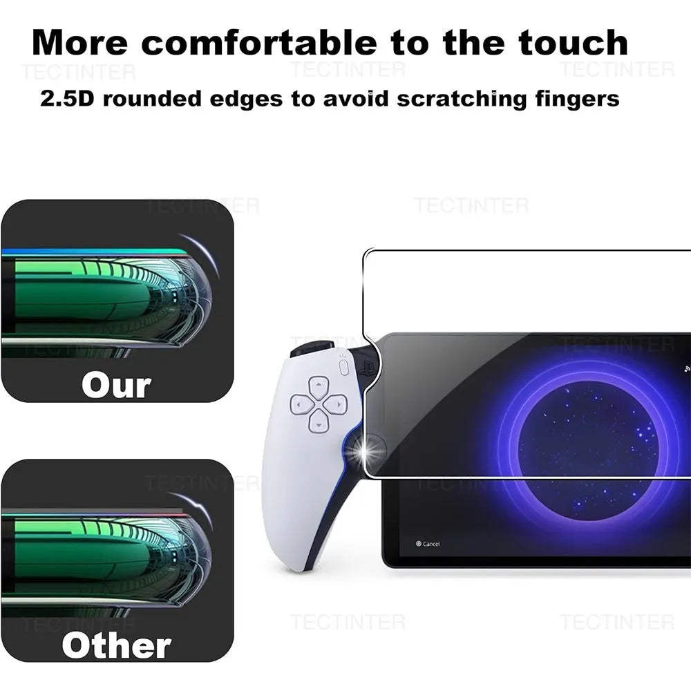 1/2 Packs Tempered Glass Screen Protector for PlayStation PS5 Portal Handheld Anti-Scratch Protective Film Gaming Accessories