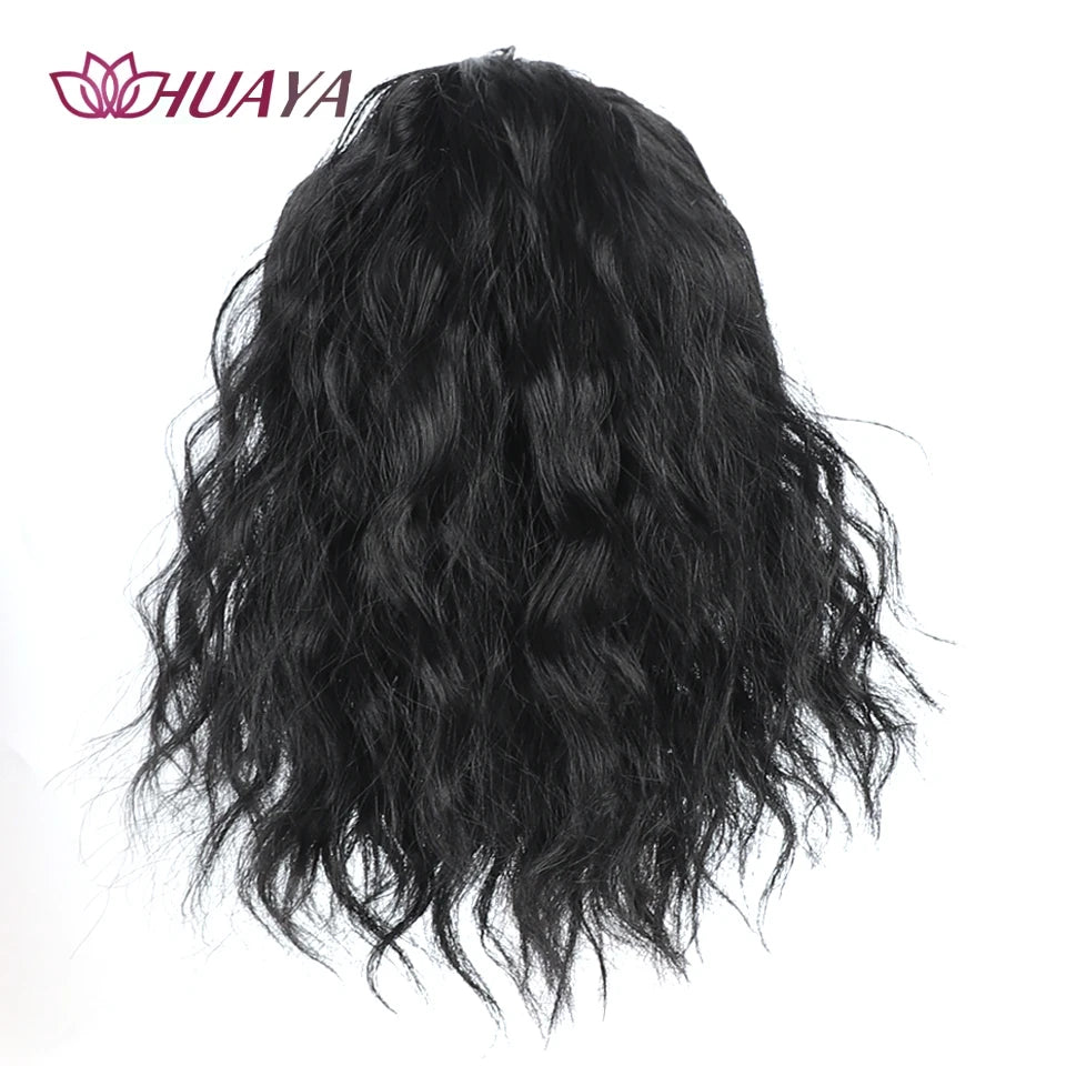 Extensiones de cabello sintético para mujer, rizadas, coleta, pelucas, sombrero, cubierta de cabeza conectada, gorra con visera, peluca para mujer, uso primavera-verano