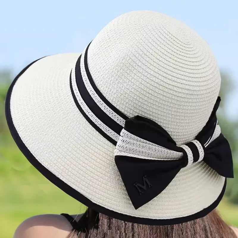 French Retro Straw Sun Hat