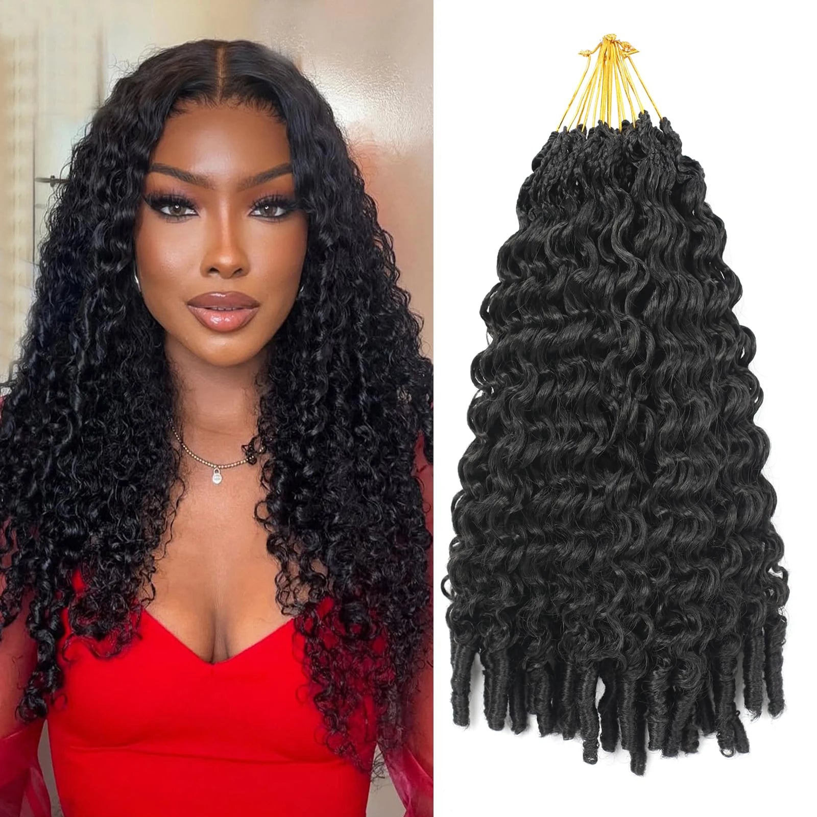 Burmese Curly Crochet Hair