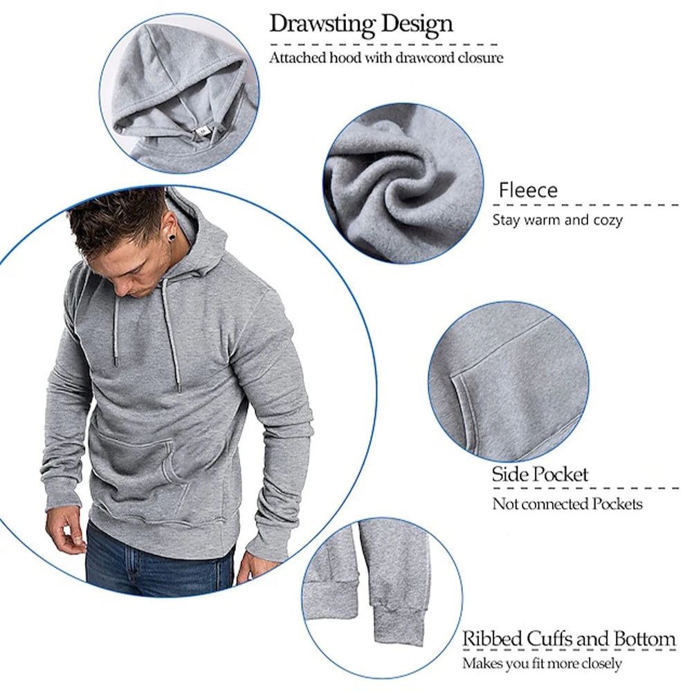 Mens Hoodies Fashion Warm Sweatshirt Graphical Print Hip Hop Hoodies Casual Pullovers Hoodies Streetwear Spring Autumn New Hoody