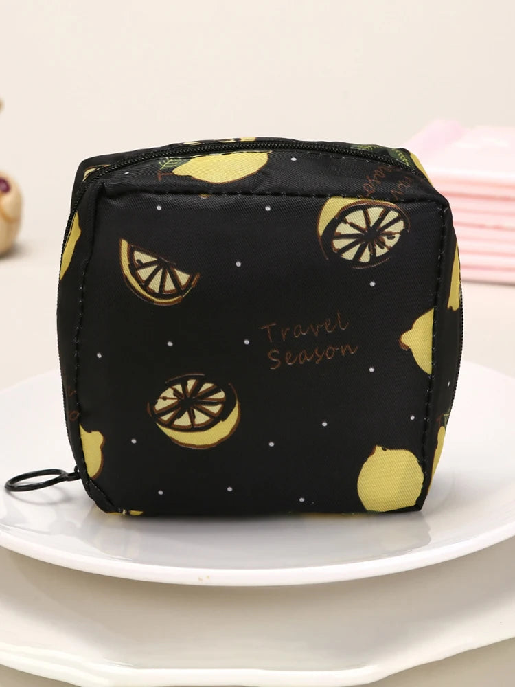 Makeup Brush Storage Bag Cute Storage Bag Portable Storage Large Capacity Makeup Bag Travel Makeup Bag Zipper Design
