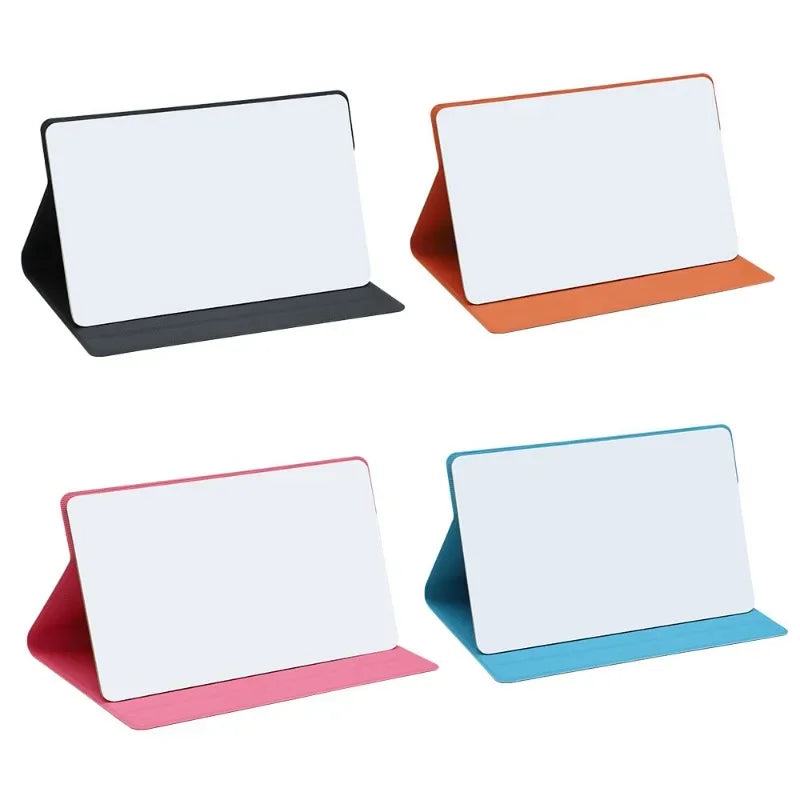 Desktop Easel Whiteboard Dry Erase Whiteboard - Portable Mini Stand Whiteboard Message Board Display Combination Black board