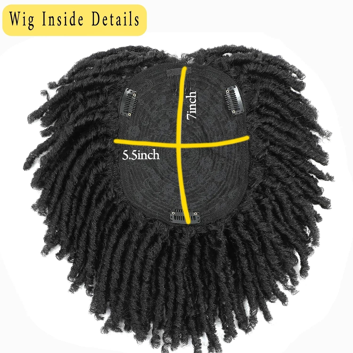 Synthetic Dreadlock Braided Half Wig Black Brown Blonde Gray Soft Faux Locs Cosplay Party Daily Wear Wigs for Women Men