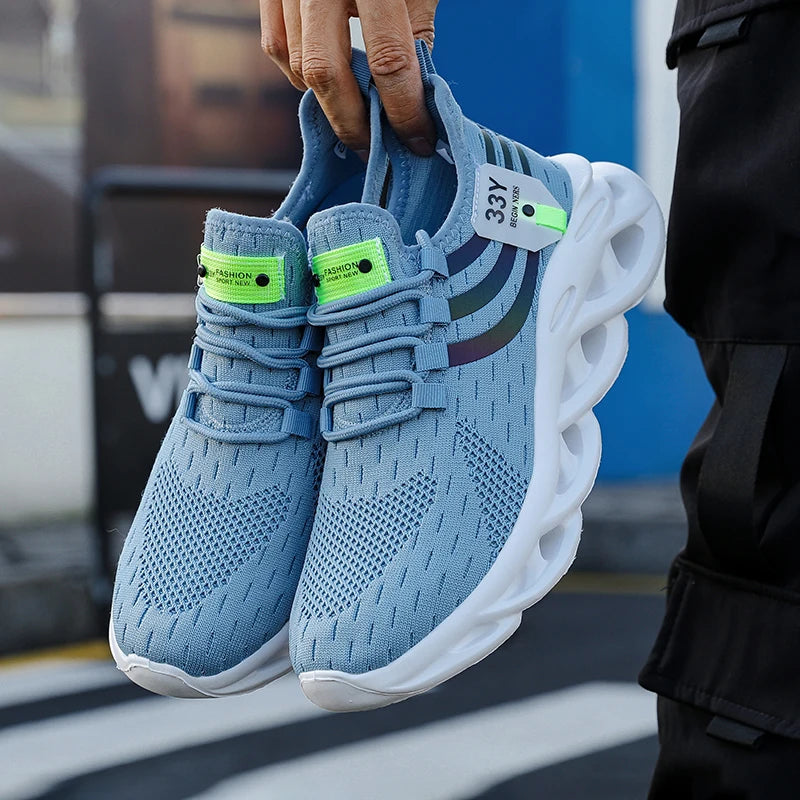 Men's Sneakers Luxury Brand Casuall Sport Shoes Summer Breathable Running Shoes High Quality Fashion Basketball Tenis Masculino