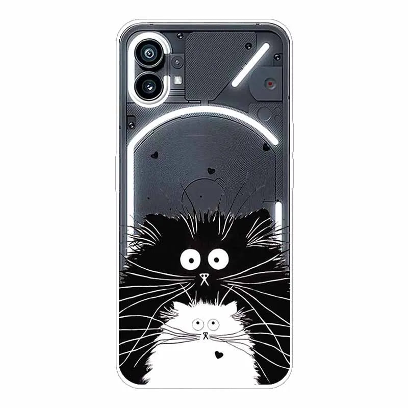 Case for Nothing Phone 1 Cover Transparent Soft TPU Silicone Cases for Nothing Phone One Phone 1 Clear Coque Cute Phone1 2022