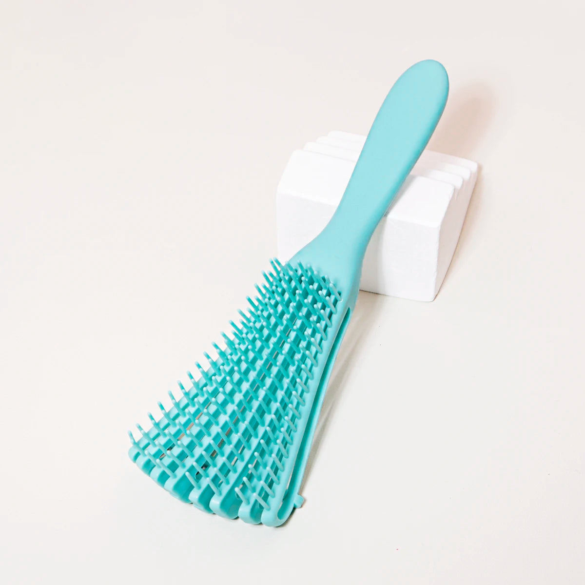 Scalp Massage Brush Winding To Sag Hair Brush Anti-static Wet Curl Hair Brush Salon Hairdressing Tool Special for Real Hair Wigs